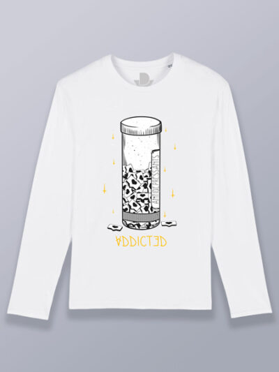 Camiseta hombre manga larga adicción a los likes