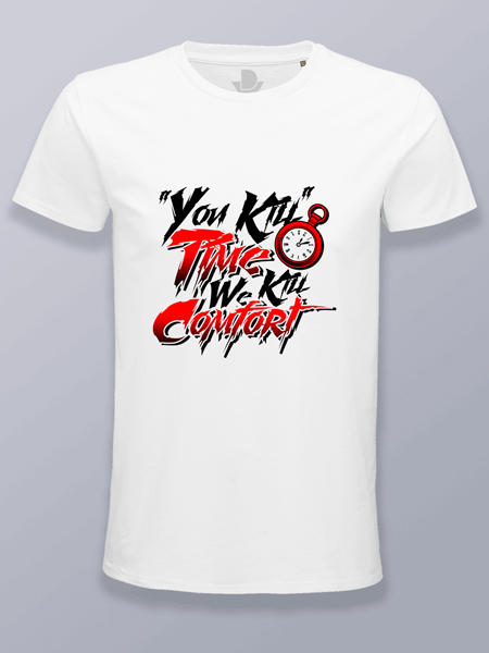 Camiseta hombre matar la comodidad