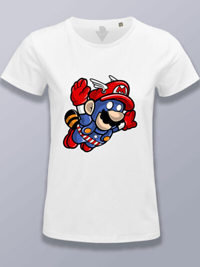 Camiseta mujer Capitán Bros mapache