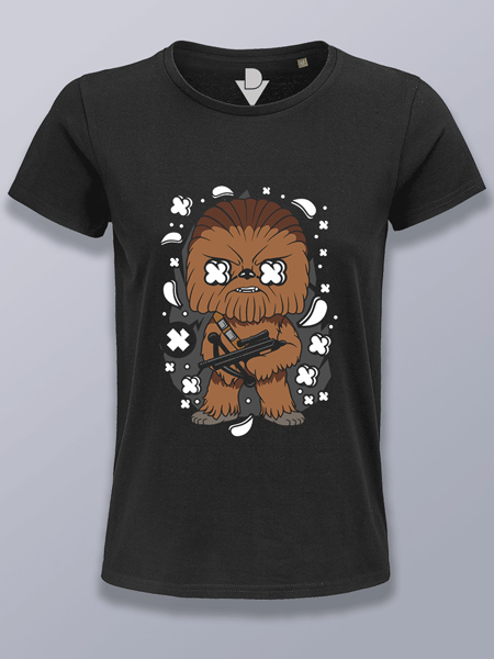 Camiseta mujer Chewbacca cabezón