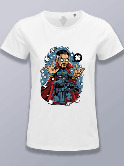 Camiseta mujer Dr.Strange levitando