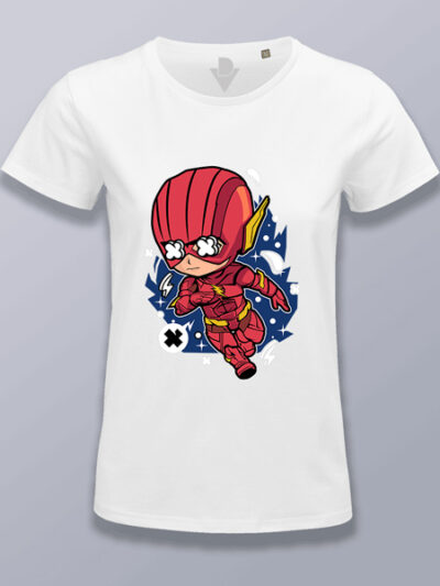 Camiseta mujer Flash cabezón