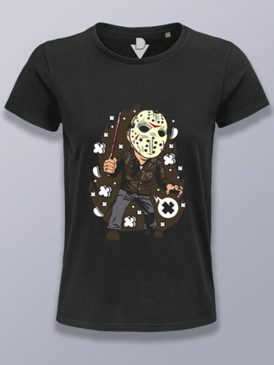 Camiseta mujer Jason Voorhees cabezón