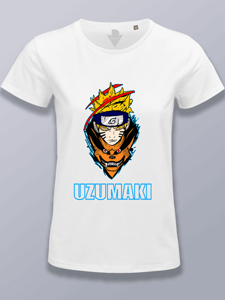 Camiseta mujer Kyubi Uzumaki Naruto