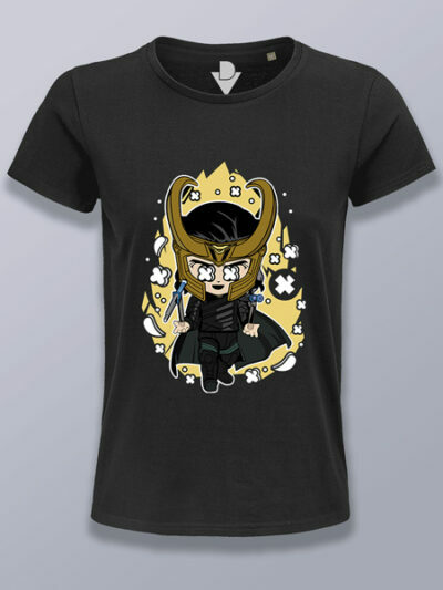 Camiseta mujer Loki cabezón