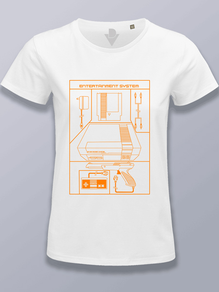 Camiseta mujer Nintendo Entertainment System