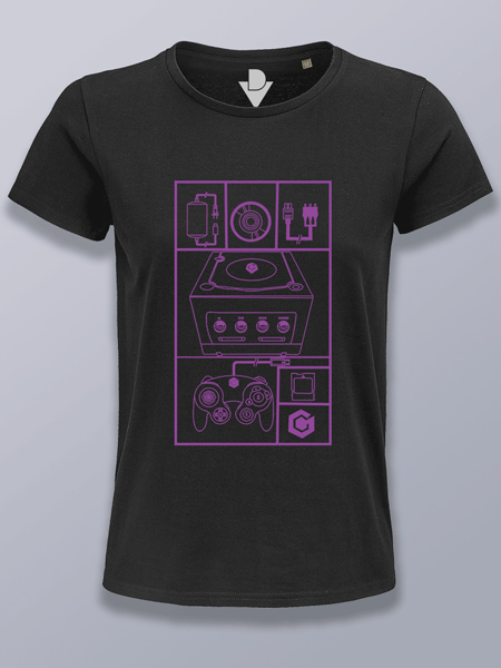 Camiseta mujer old Nintendo Game Cube