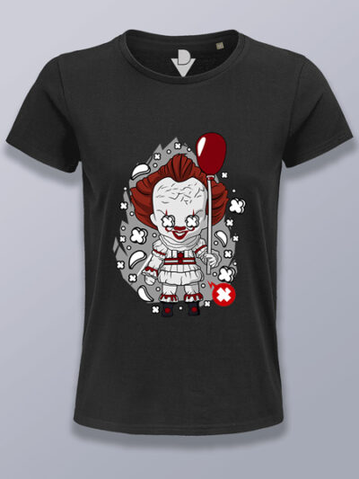 Camiseta mujer Pennywise cabezón