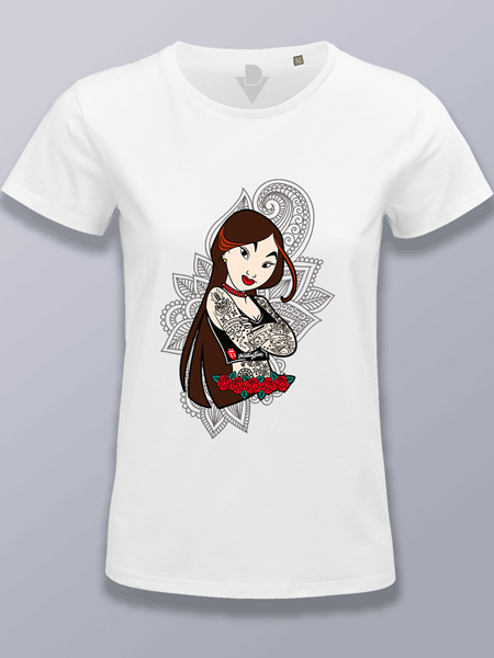 Camiseta mujer Rock Mulan