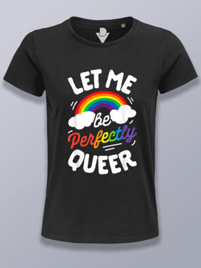 Camiseta mujer arcoíris déjame ser queer