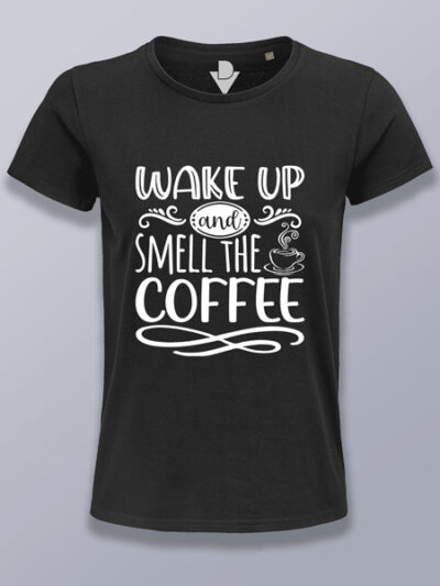 Camiseta mujer café matinal