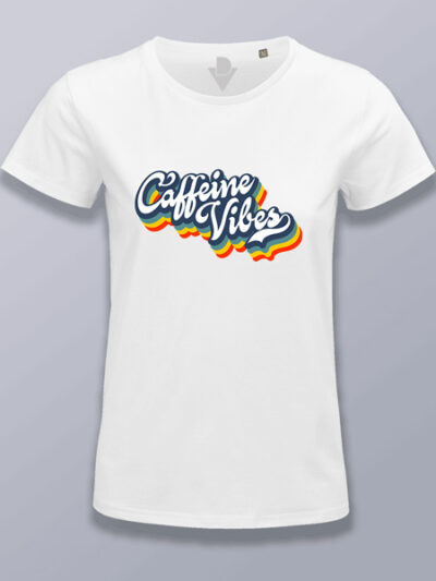 Camiseta mujer cafeína