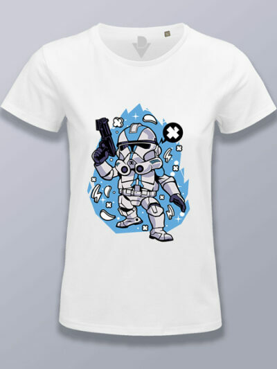 Camiseta mujer clone trooper cabezón