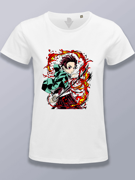 Camiseta mujer en guardia Demon slayer