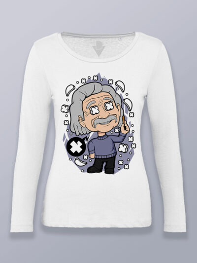 Camiseta mujer manga larga Albert Einstein