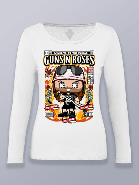 Camiseta mujer manga larga Axl Rose