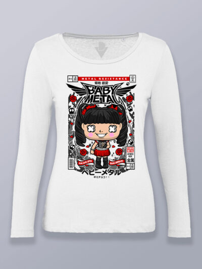Camiseta mujer manga larga Baby Metal