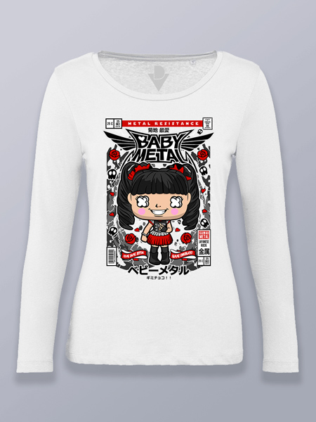 Camiseta mujer manga larga Baby Metal