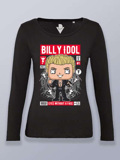 Camiseta mujer manga larga Billy Idol