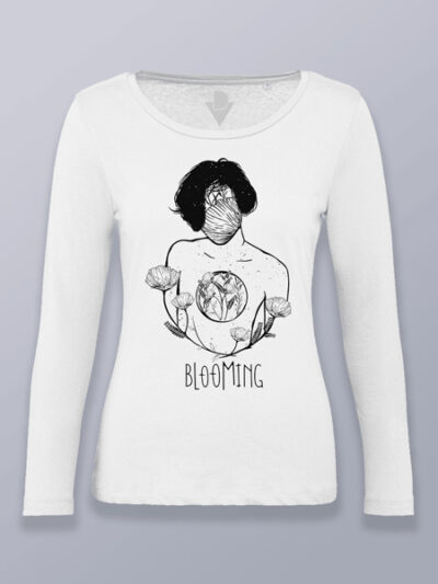 Camiseta mujer manga larga Blooming