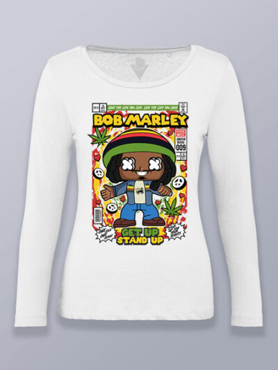 Camiseta mujer manga larga Bob Marley