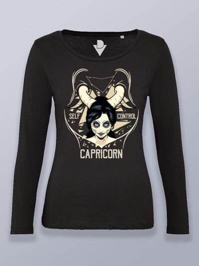 Camiseta mujer manga larga Capricornio