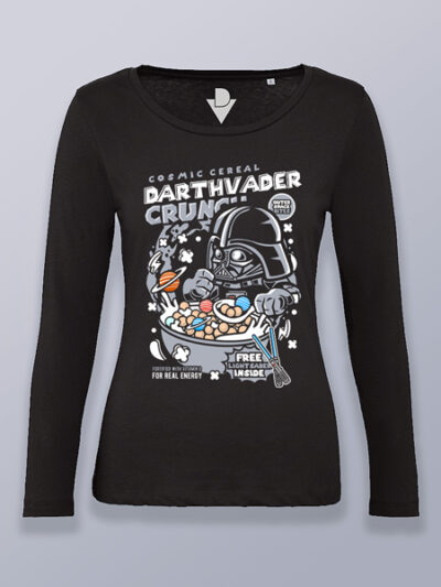 Camiseta mujer manga larga Cereales Vader