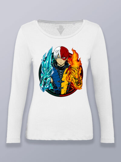 Camiseta mujer manga larga Double power