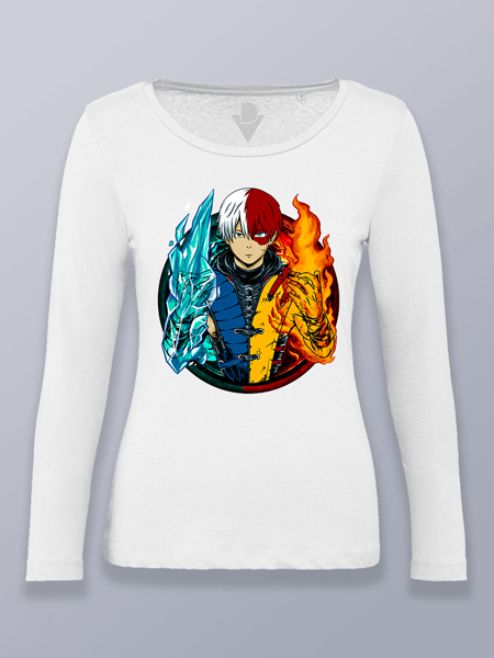 Camiseta mujer manga larga Double power