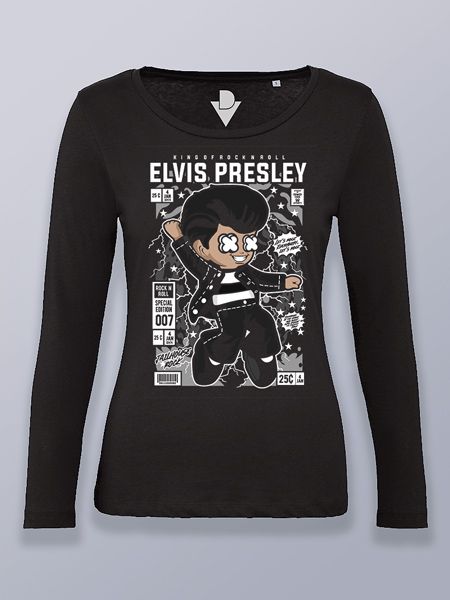 Camiseta mujer manga larga Elvis