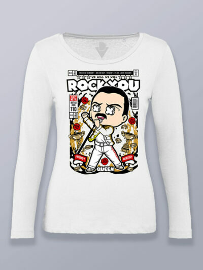 Camiseta mujer manga larga Freddie Mercury