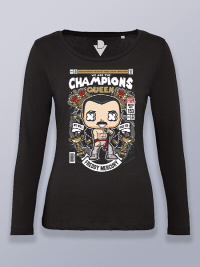 Camiseta mujer manga larga Freddie Mercury Queen