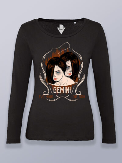 Camiseta mujer manga larga Géminis