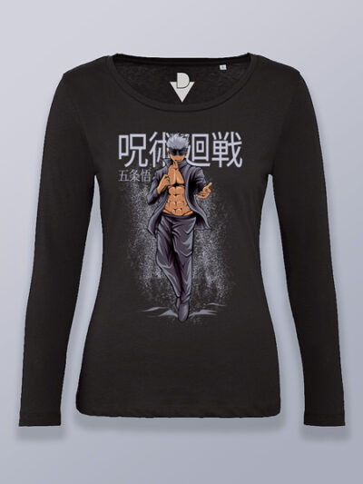Camiseta mujer manga larga Gojo Satoru Jujutsu Kaisen