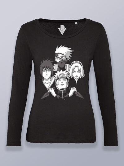 Camiseta mujer manga larga Equipo 7 Naruto