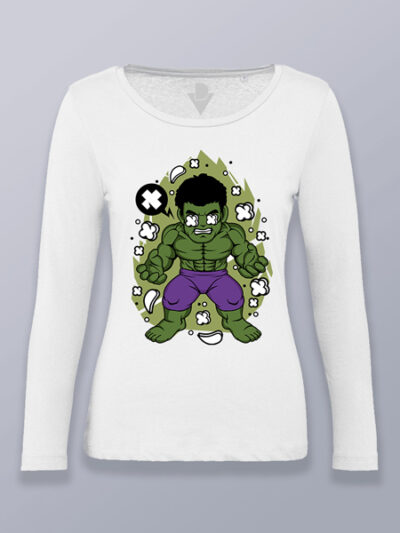 Camiseta mujer manga larga Hulk