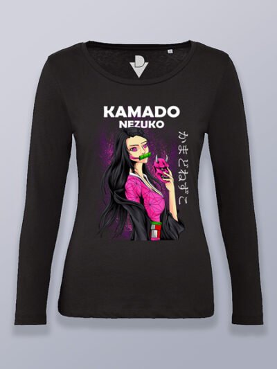 Camiseta mujer manga larga Kamado Nezuko