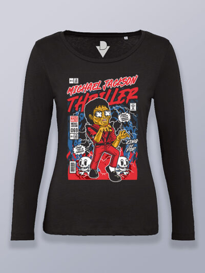 Camiseta mujer manga larga Michael Jackson Thriller