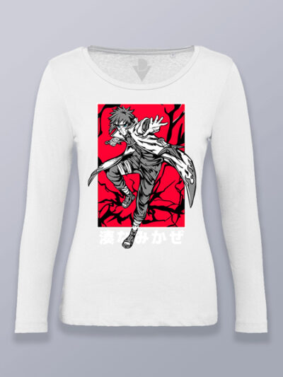 Camiseta mujer manga larga Minato Namikaze Naruto