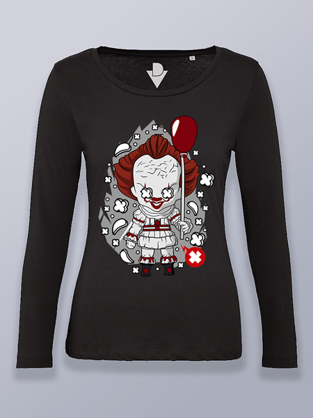 Camiseta Game Over De Algodão Para Adultos Pennywise Clown  Jm
