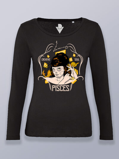 Camiseta mujer manga larga Piscis