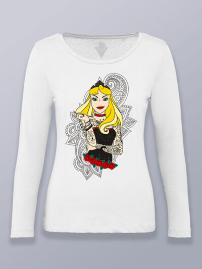 Camiseta mujer manga larga Rock Aurora