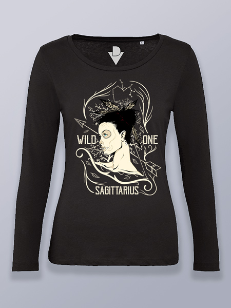 Camiseta mujer manga larga Sagitario