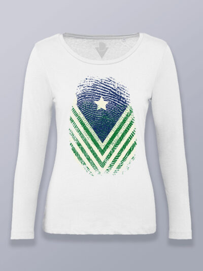 Camiseta mujer manga larga americano vegano