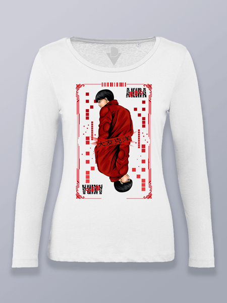 Camiseta mujer manga larga carta Akira
