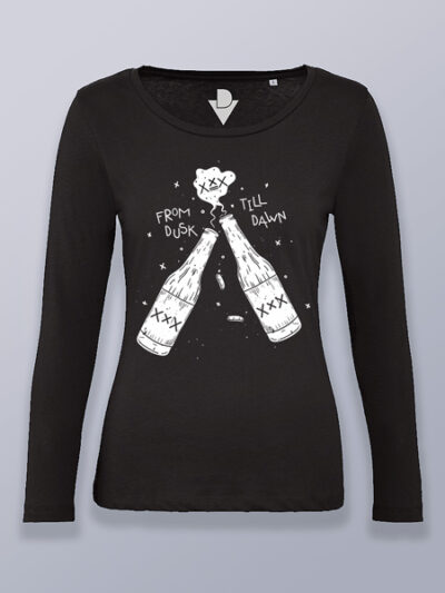 Camiseta mujer manga larga del amanecer al anochecer