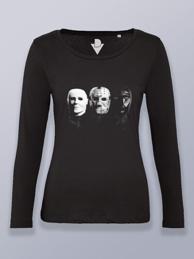 Camiseta mujer manga larga el trio de mascaras