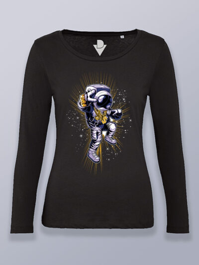 Camiseta mujer manga larga estilo de otro universo