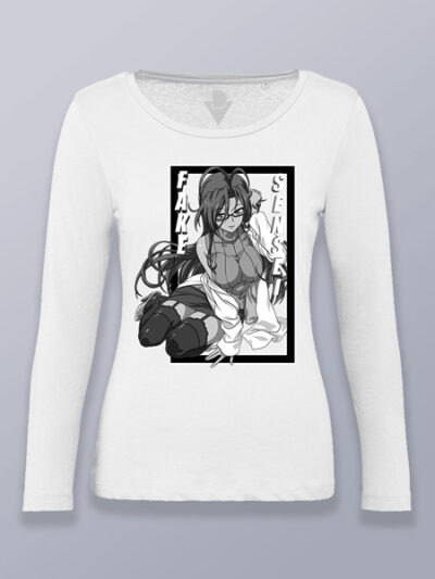 Camiseta mujer manga larga fake sensei