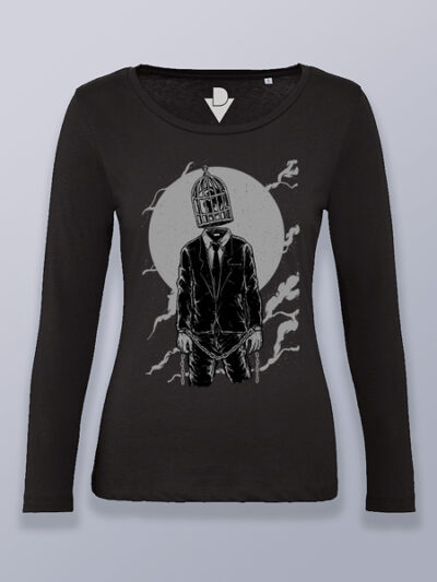 Camiseta mujer manga larga jaula mundial